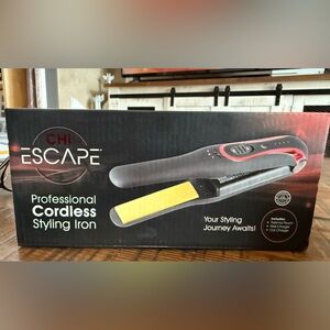 CHI Escape Professional Cordless Styling Iron - Black and Red
